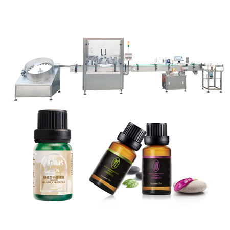 Automatska linija za proizvodnju parfema, mašina za punjenje i zatvaranje staklenih boca sa 4 glave za punjenje