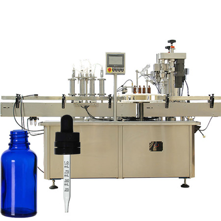 Automatska oralna otopina tekućina za punjenje linija linija alkoholna staklena bočica bočica boca boca za punjenje i zatvarač 4000BPH