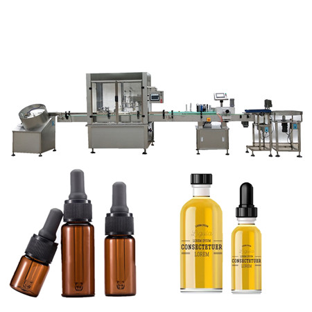 Automatska e-tekućina za punjenje e-tekućinom uljem za umetanje etikete za 5ml 15ml 20ml 50ml amber boce