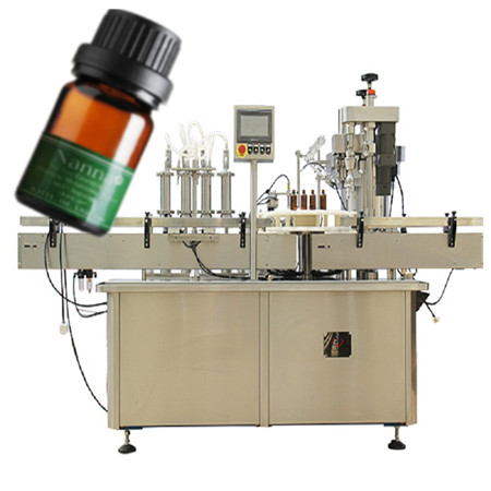 Mašina za punjenje farmaceutskih tekućina sa mašinom za zatvaranje i etiketiranje automatskih mašina za punjenje boca