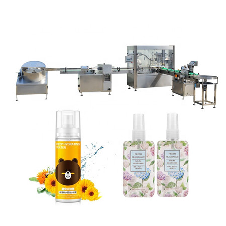 Linija za punjenje staklenih boca parfemskog ulja, mašina za zatvaranje staklenih bočica od 10 ml